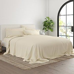 iEnjoy 6-Piece Sheet Set in Ivory